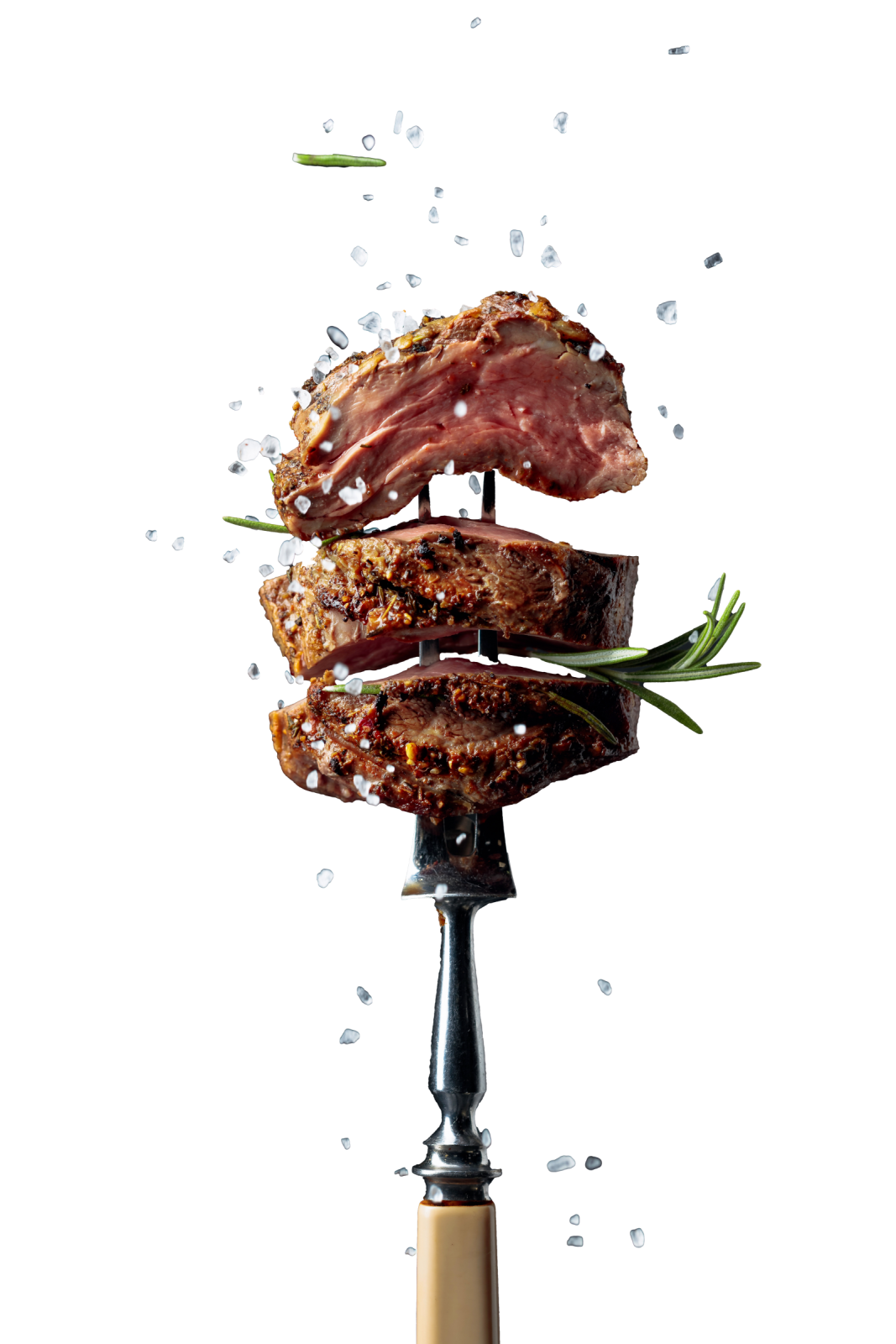 A fork holding some of Mac's Smokin' BBQ beef